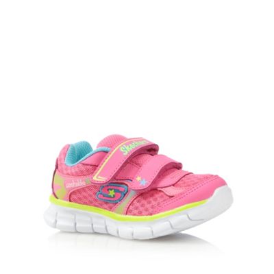 Skechers Girl's pink 'Synergy' trainers
